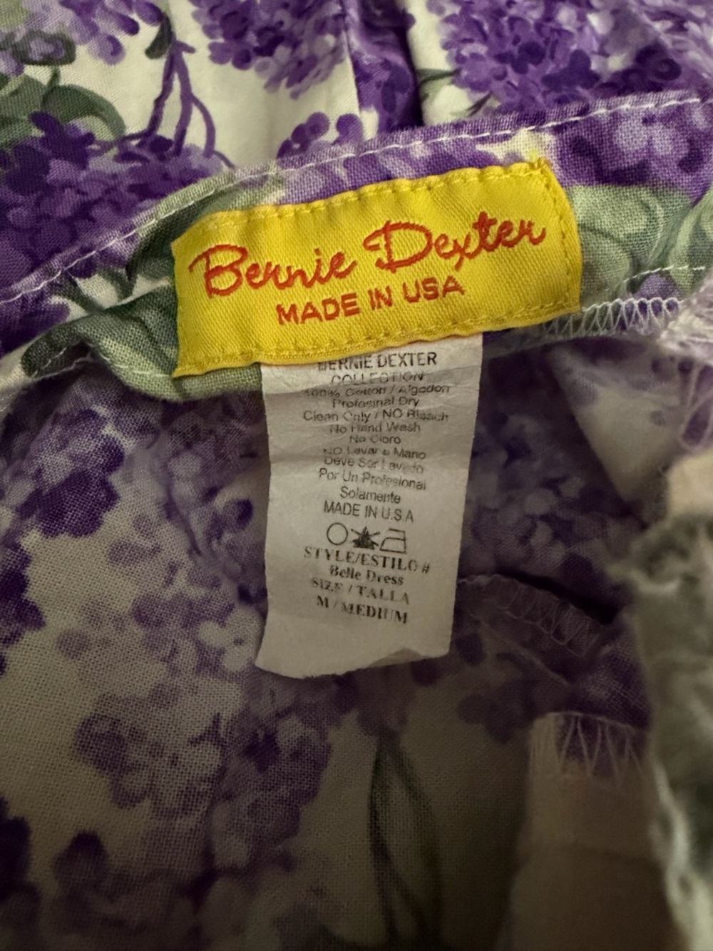 Bernie Dexter Purple Floral Halter Midi Dress - Picture 2 of 6